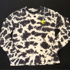 Disney‎ Nightmare Before Christmas Long Sleeve Tie-Dye AOP Mens XS
